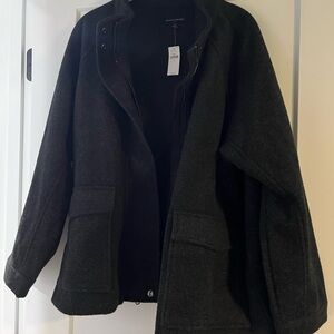 Dark Gray Wool Coat